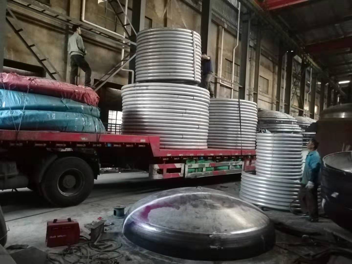 半圓管發(fā)貨現場